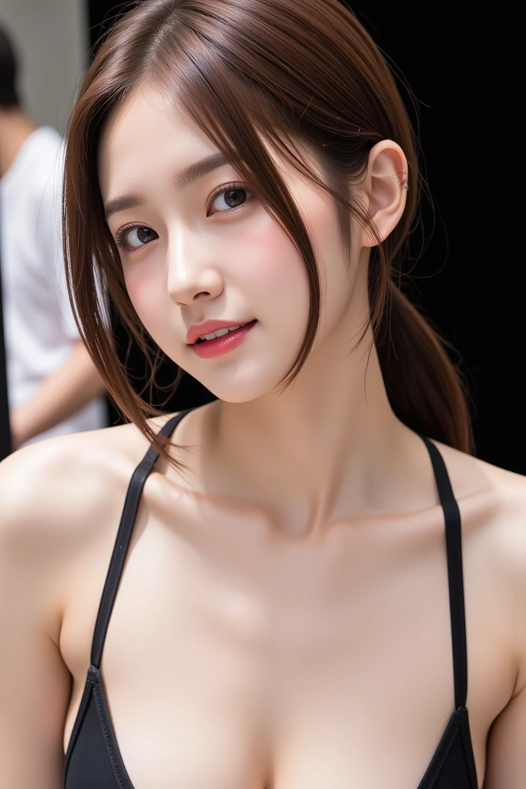 See the skin，Shiny，tmasterpiece，Very sexy，Skin texture，Chinese attractions，Lady Lady。