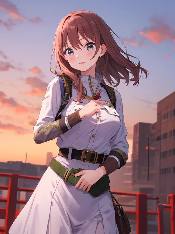irohaisshiki, iroha isshiki, long hair, brown hair, (brown eyes:1.5), 
BREAK (red_bow,white_shirt,shimokitazawa_high_school_uniform:1.2), 
BREAK fishnet, big breasts, mountain, lake, arm behind head, blue sky,
BREAK ((top quality, 8k, masterpiece: 1.3, ultra hd, high quality, best quality, high definition, realism)), sharp focus: 1.5, Beautiful woman with Slim body, (perfect hands, perfect anatomy),