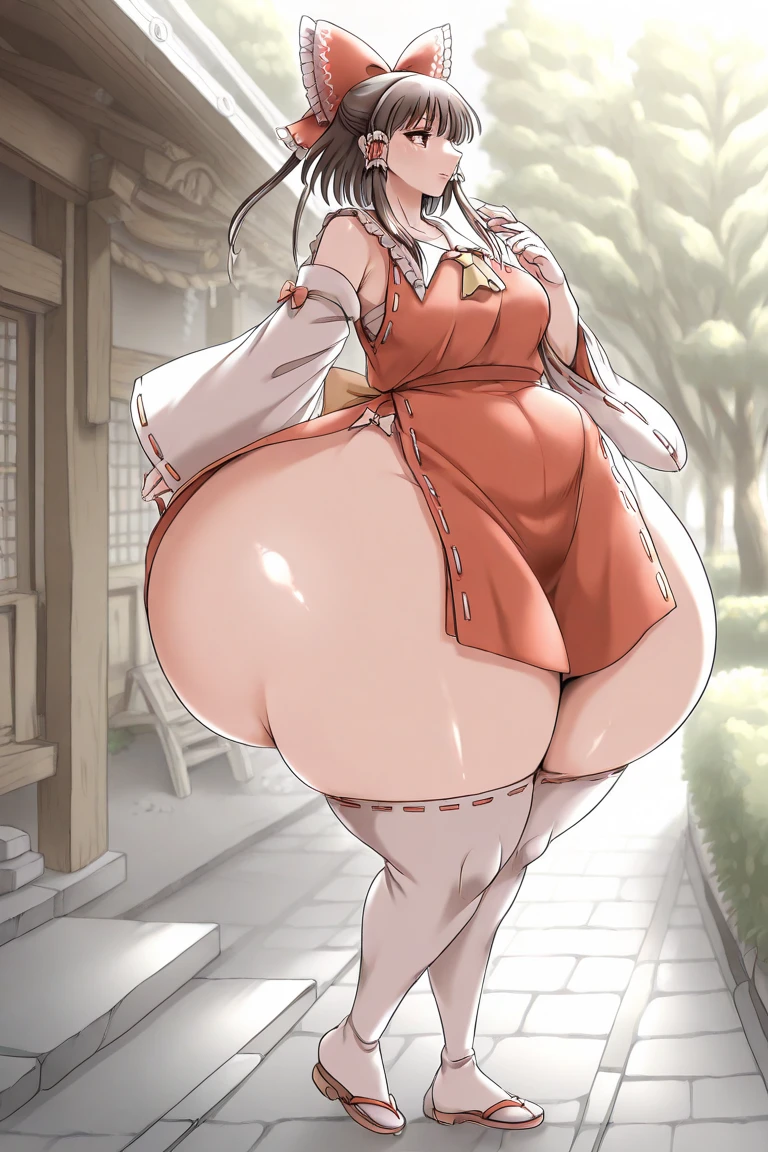 1girl, close up,white background, beautiful legs and thighs, cum splattered on ass, thick cum drops, tummy, round tummy, 1girl elf queen, moderately plump, huge and sagging breasts, erect nipples, puffy nipples, full hips, blue eyes, straight bangs, belly button piercing, shiny skin, transparent loincloth, frills, lace, nipple piercing, jewelry, neckline, no panties, sandals, white stockings,, score_9, score_8_up, score_7_up,    
(huge belly:1.9)(big pregnant belly:1.9)(big belly:1.9)  vscore_9, score_8_up, score_7_up, anime, 
fat milf, mature female, bbw, extreme detailed face,
fat, obese, gigantic breasts, (gigantic nipples, long nipples), fat belly, thick thighs, extreme sweaty skin, 
 detailed eyes, beautiful face, perfect eyes, detailed pupils,  

Japanese street,
extreme detailed,  , hyper breasts , mother , hourglass figure, thick thighs, voluptuous ,detalied eyes], score_9, score_8_up, score_7_up, score_6_up, score_5_up, score_4_up,huge breasts, 
shrug \(clothing\), , thick thighs, thighhighs,], ,    ,blue eyes,  detalied pupiles,  huge ass, (fat ass:1.9)bimbo  bid lips , large curvy,  huge breasts,  2d,asura style {{score_9, score_8_up, score_7_up, source_Cartoon, rating_explicit, very aesthetic,}} BREAK {{{(simple gym background:1.1) lovely mom, , covered nipples)}, perfect face, perfect hands}} BREAK {{}} huge breasts, huge ass, big ass, massive ,ass focus demon girl huge butt 