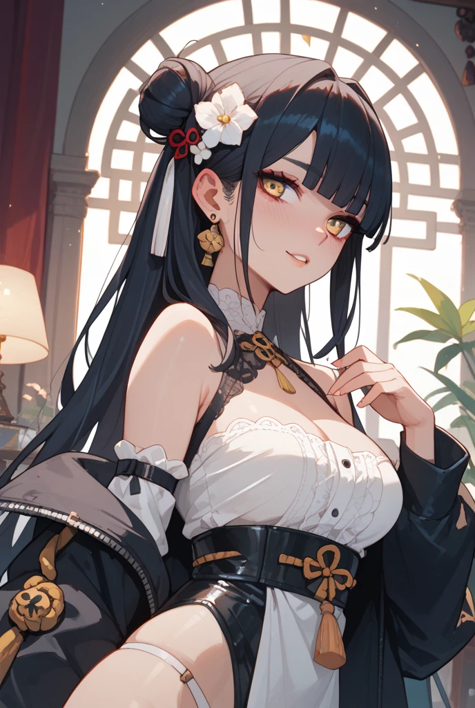 masterpiece, The best quality at the best., 1 woman, mature woman, elegant, china idol, Ancient China,