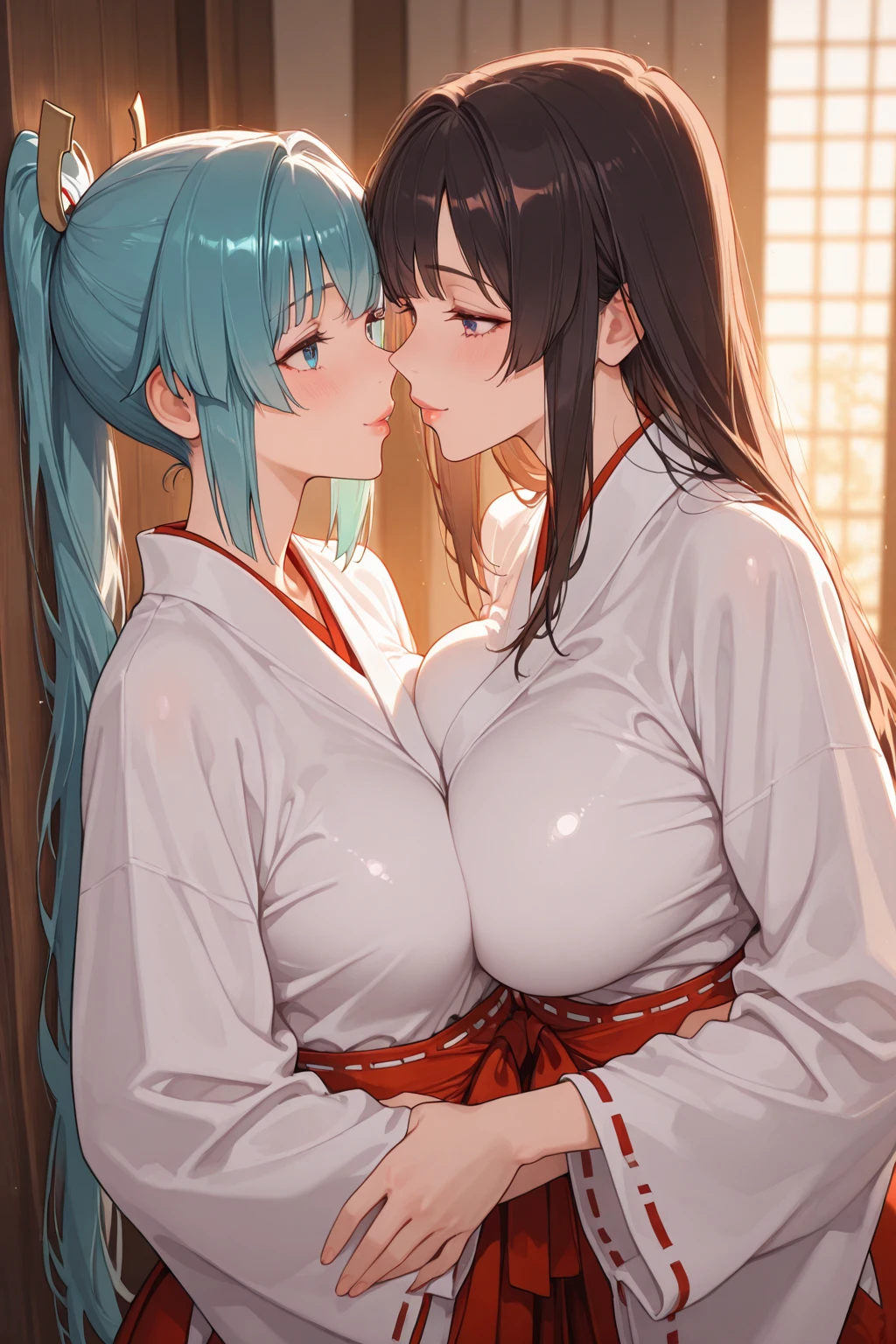 masutepiece, Best Quality,hair flower sketch, flower, Hair Ornament, 1girl in, Animal ears, Blue eyes, white blossoms, Long hair, Solo, Black footwear, Looking at Viewer, blush, Long sleeves, animal ear fluff, Blue hair, Parted lips, Bangs, Komono, Full body, extra ear, Hair intake, Shorts, sash, all-fours, Kimono, hair between eye, Fox ears, Cameltoe, Sitting, (Legs wide open),masterpiece, super fine illustration, best quality, light particles, ultra-detailed, 8K wallpaper, (bright colors:1.2), (adult woman), voluptuous body, huge breast, carrot orange hair, long hair, twintail, two side up hair, shiny skin, (naked, yellow legwear), red ribbon, beautiful red eyes, slant eyes, shiny eyes, orgasm face, O-face, blush cheeks, arched back, (a man), (man behind woman), (man hold girl's waist:1.4), (vaginal penis), hetero, (top down bottom up, lying on back), (woman spread legs), (intense Sex:1.7), (cum out:1.2), nsfw, bedroom, light up, shadow,