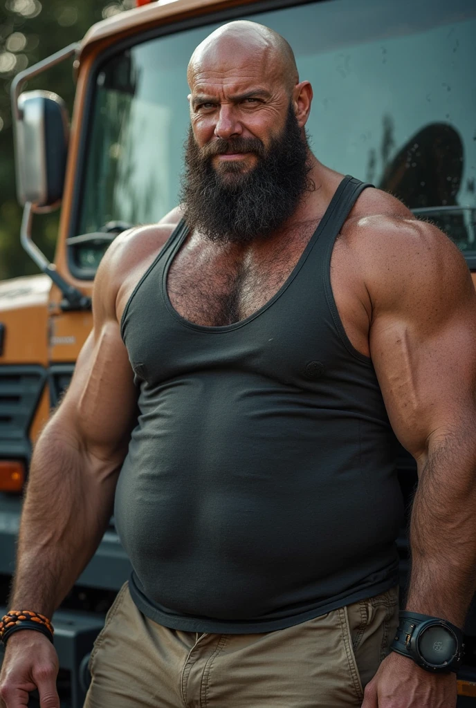 8K Very HIGH RESOLUTION HDR Very Extremely Realistic Very Detailed High Quality 8K HDR Very Real photograph featuring a middle-aged daddy rugged bodybuilder muscle bears man , burly, very realy detailed hairy, 8K very realistic beared big daddy muscle bear, and 8K very realistic detailed rugged burly man in shorts. Very Realistic detailed shorts, very realistic hair, very realistic beards, very realistic thick chubby fat neck, very realistic neck lines, very realistic detailed neck, very realistic belly, very realistic burly chest, very realistic detailed hairy burly strong chest and arms, very realistic detailed hairy burly strong chest and arms, very realistic pecs, very realistic burly muscle bear body, very realistic nipples, very realistic burly muscle bear body, very realistic face, very realistic detailed face, very realistic eyes, very realistic detailed eyes, very realistic pupils, very realistic detailed pupils, very realistic head, very realistic waist, very realistic facial features, very realistic burly arms, very realistic elbows, very realistic hands, very realistic pecs, very realistic belly, very realistic human man body, very realistic bellybutton, very realistic wrists, very realistic fingers, very realistic fingernails, very realistic shoulders, very realistic mouth, very realistic lips, very realistic mens clothing, very realistic detailed mens clothing. 8K HDR Very Realistic Hairy Bearded Burly Muscle bear Photoshoot, A very realistic burly muscle bear man in a Farm, 8K HDR Very Realistic Intricately Detailed, 8K HDR very realistic detailed Farm surroundings, 8K HDR very realistic surroundings lighting, No Deformities, captured with a 85mm lens by a world famous photographer, 8K HDR Very Ultra Realistic and 8K HDR Very Realistic Photograph, 8K HDR Clear HDR Quality full with very realistic real details