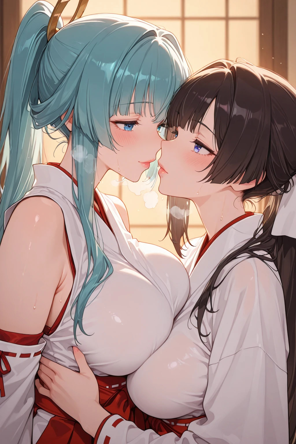 masturbuyut' odna odniy, Hentai
(Best Quality Masterpiece) , Hentai,yuri,fuck a girl ,
