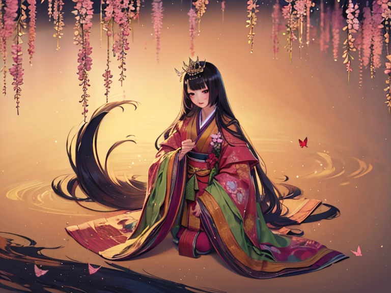 Fascinating anime, Highly Detailed Art gems, 美しくFascinating anime女性, Anime Goddess, , Trending on cgstation, Detailed anime artwork, 8K High Resolution, Detailed Art, 美しくFascinating animeの25歳, Beautiful and detailed anime art、((Crouching with legs spread))、(((See-through underwear)))、
