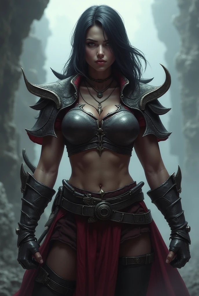 1girl, volumetric light, (bright scene:1.5), cathedral, depth of field, bokeh ,hair ornament, photography, masterpiece, best quality,HDR, highres,realistic details,40K, HDR, highres, shadowmoonberserker, berserker, horns, blonde, mini skirt , shoulder armor, bare chest, erect nipples, Pubic hair, belt, stomach tattoo, purple eyes, muscular, scarf, scar, fangs, claws
