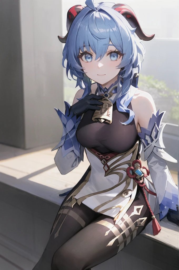 1girl,solo,super detailed skin,shiny skin,angelic smile ,eyelashes,blue hair,short hair,sidelocks,large breasts ,unique and complex clothes,reaching towards viewer,dynamic angle,fantasy ruins,masterpiece,best quality,ultra detailed,high resolution,sharp focus,depth of field