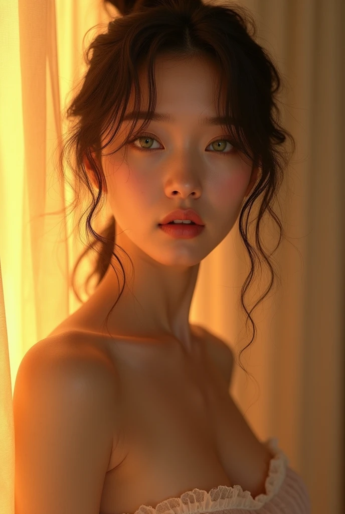 (((32K,very high res, high detailing, highly accurate,Masterpiece Girl 1))),Raw photo & realistic atmosphere,beautiful dark blue eyes,Detailed mouth,Glossy lips,Detailed eyebrows,Soft white skin that shines with every detail,,Eyes drawn in detail、Very beautiful eyes with azure eyes,Detailed lips、Very beautiful face,Very well-formed face、Lifelike face,shiny beautiful lips,Beautiful eyebrows,Infinite reality,Best design,(Insanely cute sober and modest Japan 1 girl,,Toned body,Perfect Gal Leader Model,Beautifully shaped breasts,Very cute beautiful girl,Little Girl:1.5),Best Natural Makeup,Japanese ido,Korean Idols,Young sensual idol,Moist eyes,Dark beautiful eyes,Beautiful butt,beauty legs,,camel's foot,:1.3),超A high resolution、,Natural and realistic face,Back lighting,Pure eyes are too cute,(((photorealisim,Photograph the whole body))),,Reality Live Action,(simple earrings,Necklace Arm,Watches,Glossy nail art,Braided braided lifting blonde hair,solo,Lori,Smile faintly,full body Esbian:1.7),(Show full-body fashion,with light glowing15Year old schoolgirl,Outdoor Hats,Sit down and make a bonfire at a solo camp,sidelong glance,Colorful Outdoor Women's Fashion:1.8)