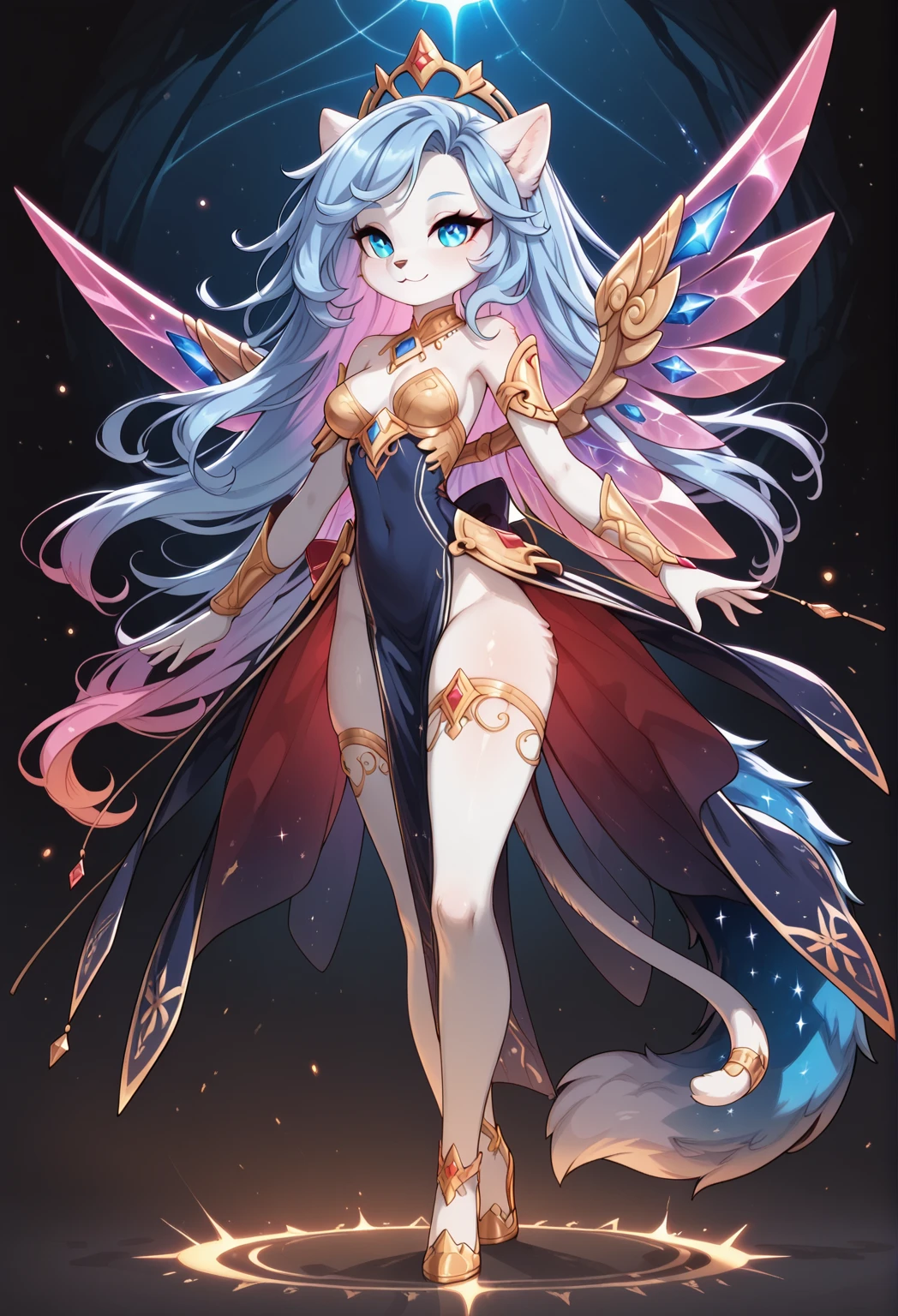  Miku Hatsune, agua&blanco, alta definicion, orejas de kitsune, tatuaje dorado, tatuaje tribal, vista cuerpo completo, patas hermosas,mirada intimidante, Ojos azules profundos, aura magica, kitsune espacial, mystical aura, mystical aura, cola larga y esponjosa, ojos potenciados, aura espacial, chica divina, dios kitsune, divinidad espacial, multiple colorful space, galactic landscape, dark aura magica, magia galaxia