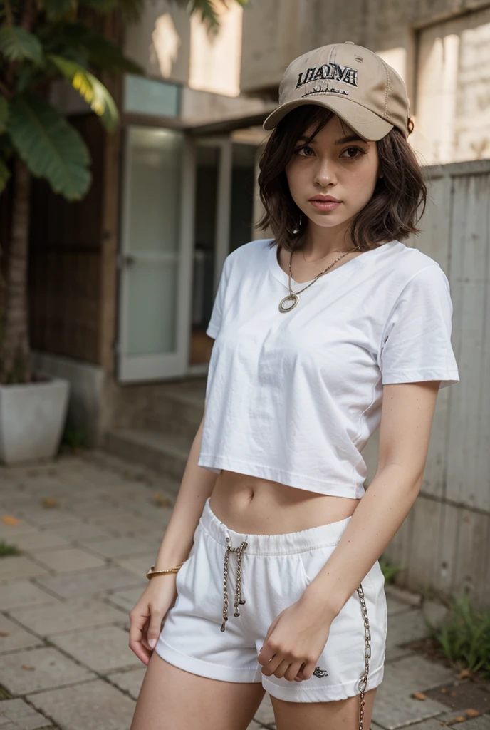 Girl White Skin with scout outfit