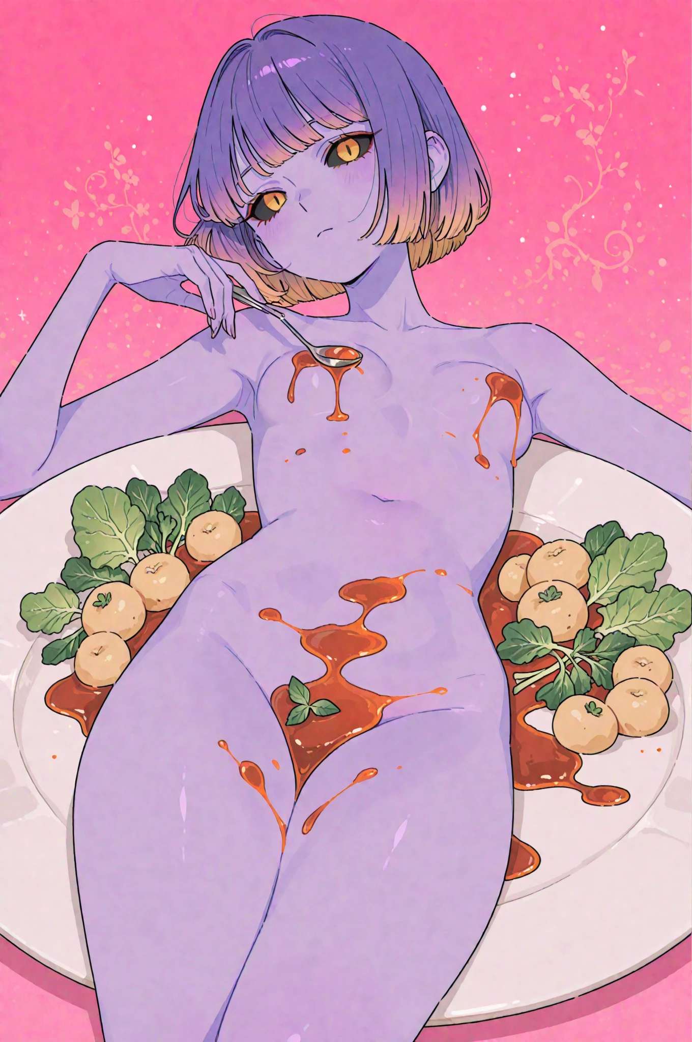 The erection、エロ、Shaved、masturbation、Beautiful illustration、teats、Japanese anime ,R18,full ,Hentai,Embarrassing、Glaring、Beautiful、