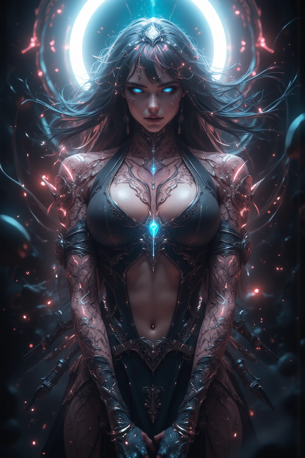 <lora:kVoidEnergy-000001:1> V0id3nergy drew on woman