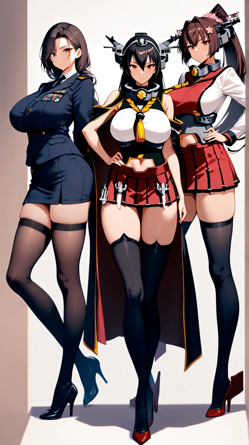 a masterpiece of,(perfect anatomia:1.4), best qualtiy, high_resolution, Fine details, highly detailed and beautiful, Distinct_image, (8 girls), , a blond,Red-eyed, standing split,(huge-breasted), (tits out),Curve,Full body,(weddingdress),(thighhigh),brownish colors,Egyptian costume,all-fours,to close range,