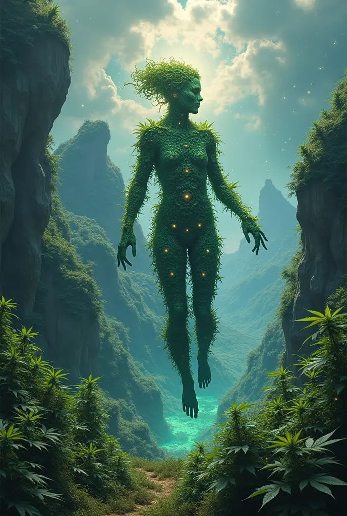 Marijuana landscape 