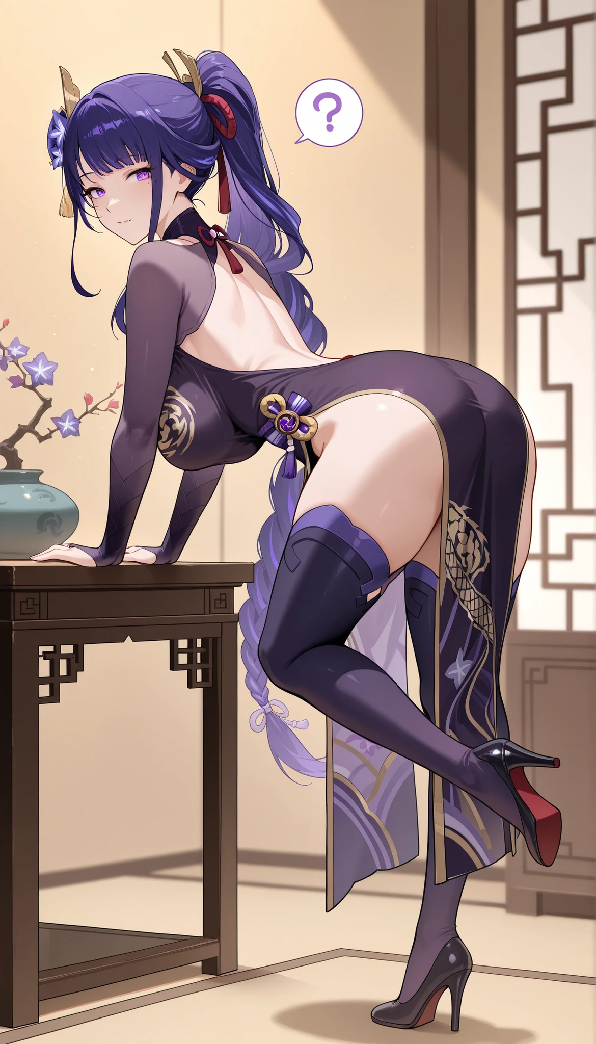Masterpiece, Superb Body, Extremely Normal Body, Candle Night in the Cave House, Wedding Scene, ((Single Person)) (Point You By Ass) Mature Woman, Chinese Style, (Royal Sister), Chinese Costume Red Wedding Dress, Bun, Black Long Haired Woman, (Embroidered Cloth Shoelack Stockings, Red Lips, Gentleness, Intellectual, Three Belts, Wedding Background, Wan, Red Lantern, Festive Atmosphere, Face Close-up, Face Close-up