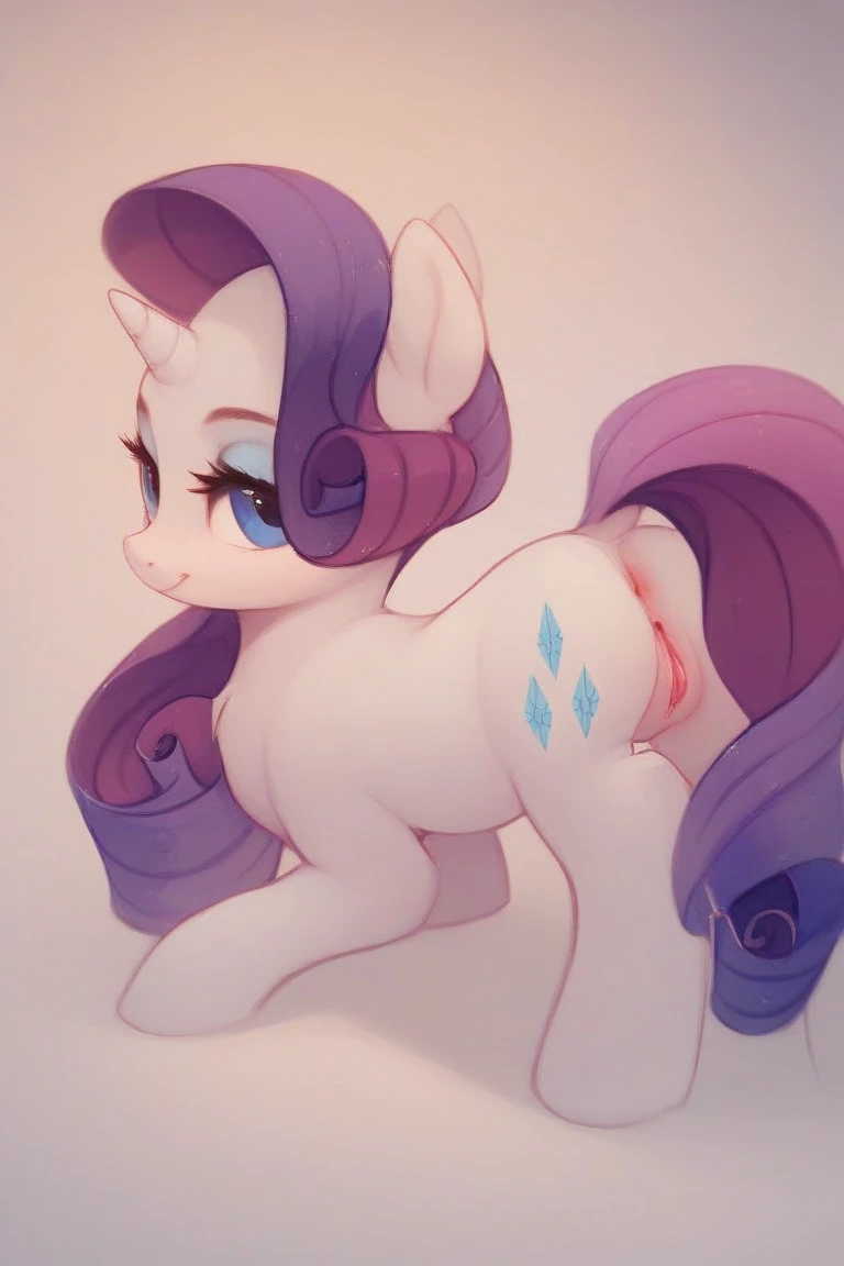 score_9, score_8_up, score_7_up, score_6_up, thighs, standing, nude, no clothes, thick thighs, big , sexy waist, detailed stomach, juicy body, twilight sparkle, my little pony, furry, furry body, asshole and pussy