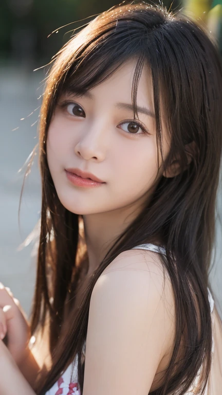 (Surreal), (shape), (High resolution), (8K), (Very detailed), (best shape), (Beautiful and beautiful eyes), (Highest quality), (Very detailedな), (masterpiece), (wallpaper), (Detailed face), Solo 1 girl, Black Hair, short hair,((Completely naked))、Pussy