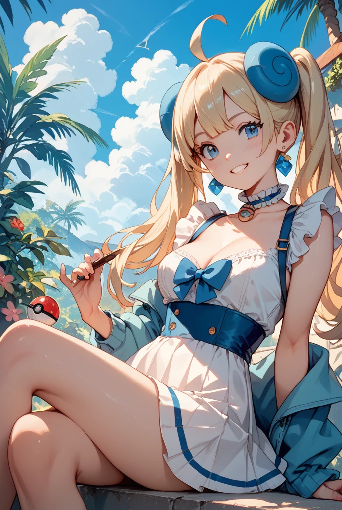 (Masterpiece artwork, best qualityer, high resolution: 1.4), 1girl, sexy, legs spread open, lingerie, Woman, butterfly star, glad,Bikini, sexy, cloud clothing, duffel bag, horn_hairband, gazing at viewer, panthyhose