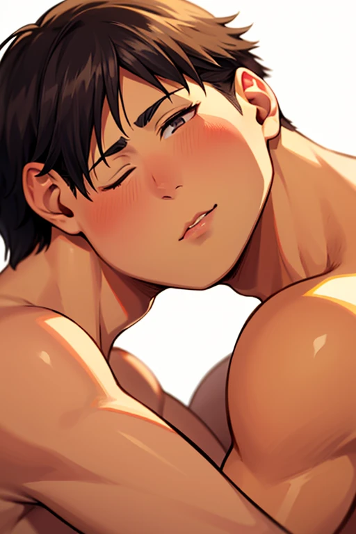 score_9, score_8_up, score_7_up, score_6_up, rating explicit, focus male, source anime, Humanoid made of strawberry, hot body, strawberry boy, nsfw, yaoi,