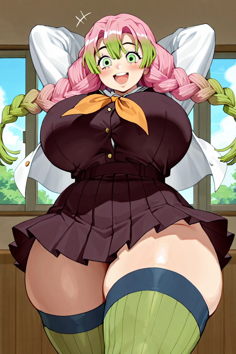((Genuine quality: 1.5)),((Real quality: 1.5)), (Best quality),(((Hyper realistic,fatpiece,detailed psychological description))),beautiful fat woman,((corpulent fat body)),saggy breasts,(cowboy shot),(((spread open legs))),Chubby,((sexy costume)),looking at viewer,portly heavy fat body,portly heavy fat,embarrassed,((nudist load:1.5)),(((woman:1.5)))),(((((pointy sagging gigantic breasts,huge nipples))))),((((30 years old:1.5)))),((Fuller lips:1.5)),((Japanese)),(((Surrounded by otakus,girls:1.5))),(((((LoveLive!,kotori costume))))),(((Pussy Hall々I'm showing off))),(((Official hairstyle))),((((orange Knee socks)))), beautiful fat woman,((corpulent fat body)),heavy makeup,saggy breasts,(cowboy shot),((Ari'se standing:1.7)),Chubby,((sexy costume)),looking at viewer,portly heavy fat body,(((short bob straight hair))),portly heavy fat,embarrassed,((nudist load:1.5)),(((1 woman:1.5)))),(((((pointy sagging gigantic breasts,huge nipples))))),((blue sky)),((((TOKYO)))),((Fuller lips:1.5)),(((fat/BBW))),(((low angle/full body)),((((lascivious sports half kids Micro tank top,short short Micro lascivious skirt 1cm)))),((((((Lewd open air pussy Live stage)))))),((((Genuine pussy))))
