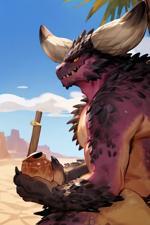 Couple of Sexy young anthro reptile scalie dragon male mercenary medieval soliders, they have gay anal sex, dick in asholle, dick, dick erection, cumshoot cum, slim slim muscular, anthro handsome gay shorter muzzle, handsome gay model male apperance, sword scars, worn out leather skimpy armament, low on hips heavy leather belt, old very worn out skimpy dirty linen material jockstrap, old yellow dirty worn out stains on white sawn jockstrap, very visible "x" brown seam pattern on the jockstrap, studded skimpy armlets breastplate armor, skimpy breastplate, leather bondages, fingerless leather gloves, smelly unwashed husk, dirty body look, desert battlefield, standing in sexy fighting position, close view of full character