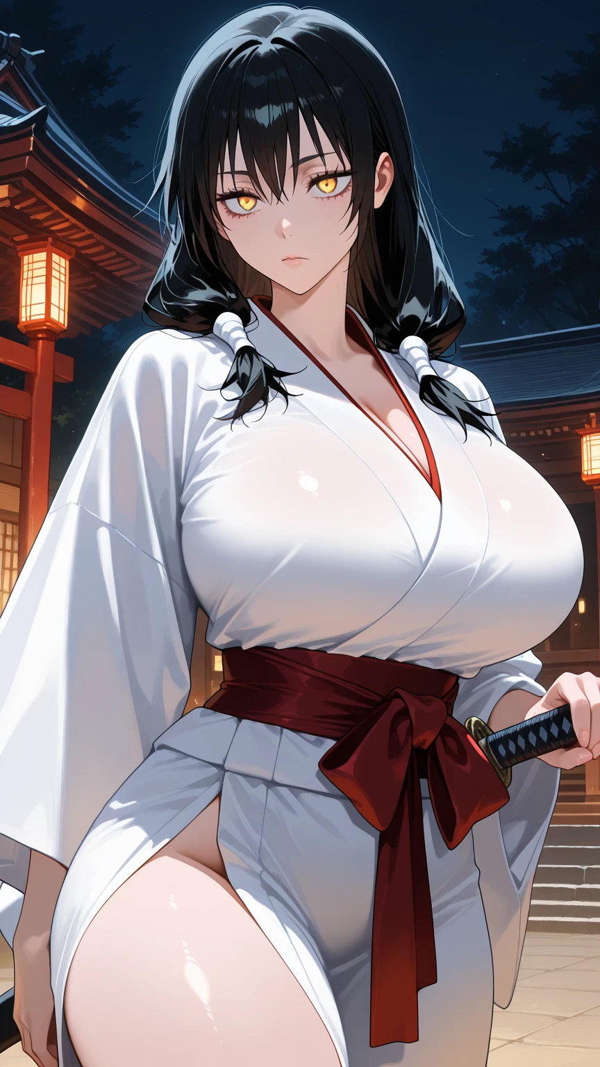 A beautiful 15-year-old pregnant princess from the Sengoku period with long black hair　Gorgeous embroidery, Ultra glossy, She is wearing a shiny princess kimono　She is forced to embrace an old man in front of her lover.　Intense foreplay　Fluid spurting from her nipples　The old man massages her breasts