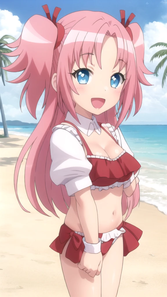 Mejor peso a 0.6~0.7para el bikini:1girl,Louise Francoise Le Blanc de la Valliere, bikini,cabo,muslos negros,para bikini:1girl, Louise Francoise Le Blanc de la Valliere,pink bikini mexiano, detallado 8k fondo de pantalla playa de mexico, Fireworks Night Mexico flag in the background, bandera de mexico y casas de mexico tijuana