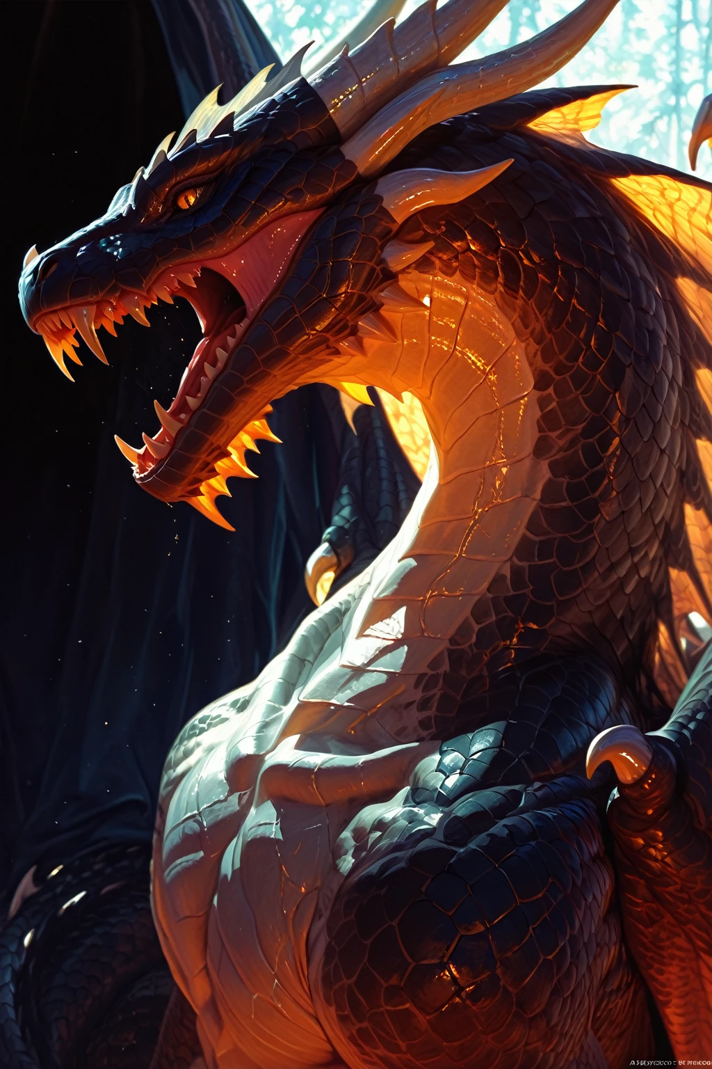 Create a dragon logo 