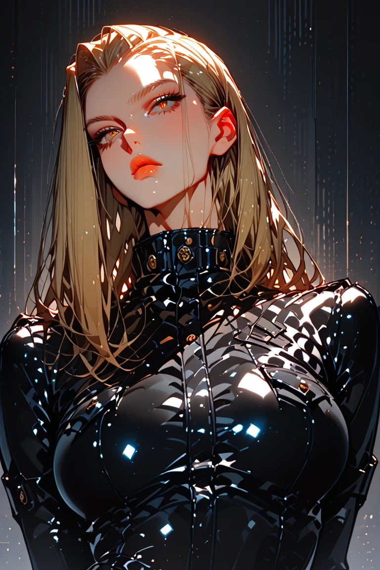 a muscular girl in a black latex s&m costume, bound with ropes in a dark mysterious room, dramatic lighting, gritty realistic style, (best quality,4k,8k,highres,masterpiece:1.2),ultra-detailed,(realistic,photorealistic,photo-realistic:1.37),cinematic,moody atmosphere,dark colors,high detail,chiaroscuro lighting,dramatic shadows,cinematic composition,sensual,alluring,bondage,dominant,submissive,erotic,sultry,mysterious,captivating,haunting