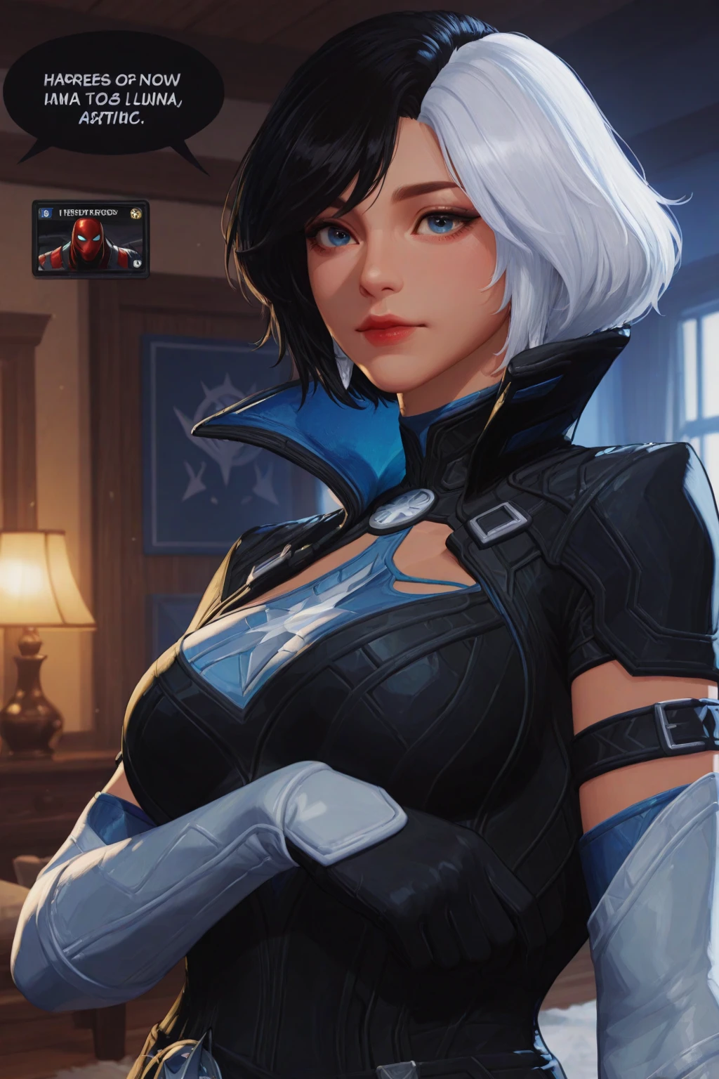 score_9, score_8_up, score_7_up, comics,sally whitemane, masterpiece, 4k, high quality, ((solo)), WarIngrid standing smug, light skin, curvy body, ((large round breasts)), perfect eyes, skinny female, looking at viewer,viewer, Smug, wide hips, beautiful lips, Tight black stockings ,pink nipples, huge areola
one finger selfie challenge pose, red phone, nude, selfie, mirror, navel, pov, reflection, selfie, mirror, OneFingerSelfieER,
ela, jacket, leggings, latex legwear, fingerless gloves, baseball cap, goggles on headwear