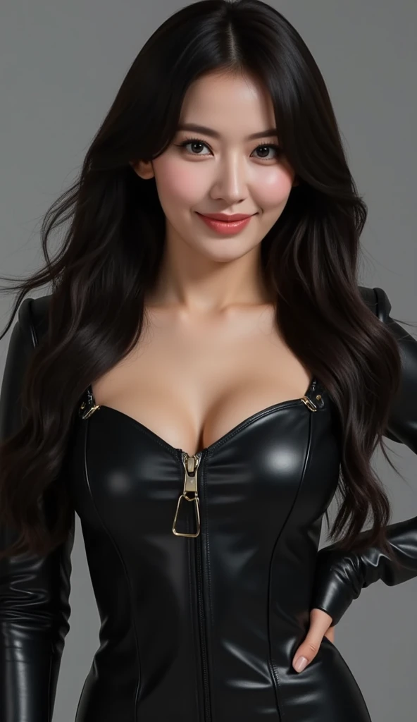 Royal sister，one-eyed，leather clothes，Big breasts