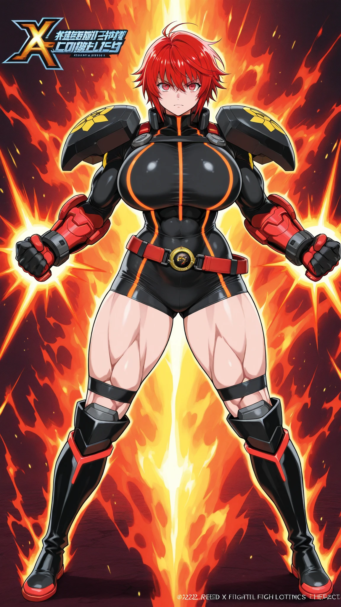(masterpiece:1.2,Highest quality,Highest quality,High resolution,Very detailed),8k,1 female,Mature female heroine,Female Kamen Rider,(dynamic fighting pose:1.5),(Dynamic hair movement:1.2),(short hair),(Kamen Rider Helmet:1.5),(Shiny Kamen Rider Suit:1.3),(Glowing Skin,Big eyes,Droopy eyes,Long eyelashes,Beautiful thighs,Beautiful Hair,Beautiful Face,Beautiful Eyes,Beautiful body,Beautiful breasts,Beautiful feet,Beautiful fingers,Voluptuous,Muscular),((hands)),((Rider Kick:1.5)),(Serious),(The background is Prism Flash),((Beautiful trading cards,Gold Card)),((kamanrider))