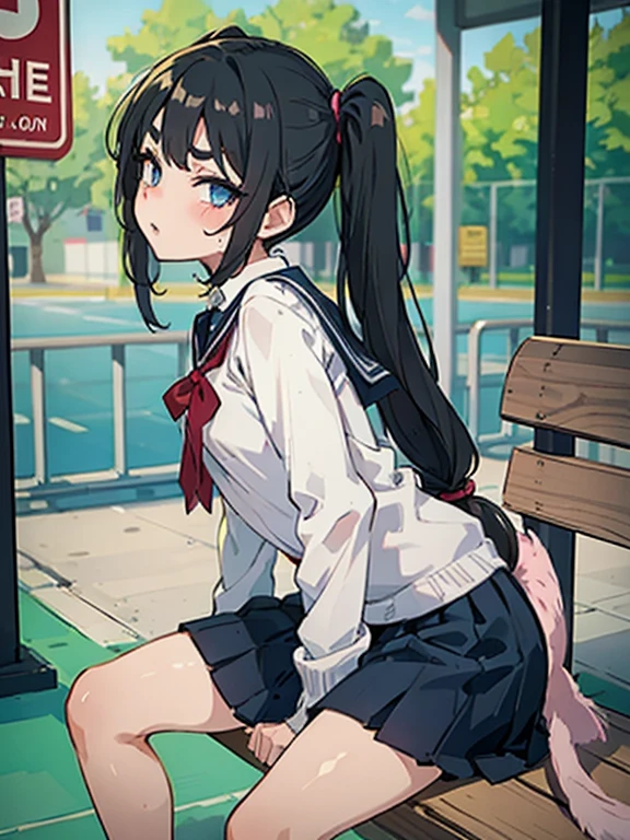 (8K、Highest image quality、highest quality、masterpiece)、detailed face、((1 baby girl))、braid hair、long hair、blunt bangs、red eyes、evil smile、((grin))、((small breasts))、((see through Colored camisole))、red school bag,minimum skirt、((black pleated skirt))、((micro skirt lift)、cowboy shot、((street background)),((see through)),((nipples)),((nipples visible)),((squatting)),((spread legs)),((wet)),((show off inside skirt)),(cameltoe),(((loli))),(loli girl),pussy juice,hand to penis,grab the penis,hand to penis,touch the penis,tekoki,Exposure,pussy juice,wet pussy,cum,penis into mouth,kiss to the penis,Licking penis,mmf Double Handjob,cum,semen,sperm,bukkake,cum on face,((penis ejaculates semen)),(((ejaculates semen))),day time,city,crowded street,school backpack,(((cumming on face))),((cum on face))