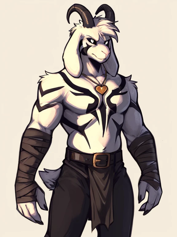 Solo, male, albino kangaroo, in one color tone, with tall rabbit ears, in gladiator shoulder cape, navel showing, in tiny gladiator leather subligar, chest, big chest view, ((focus body, furry focus, shades focus, body shades)) (((gray background, gray wallpaper, one color))), by darkgem, by mystikfox61, by glitter trap boy, albino, all white fur, red eyes, pink nose, navel, bulge, full body view, kangaroo tail, no abs, facing forward