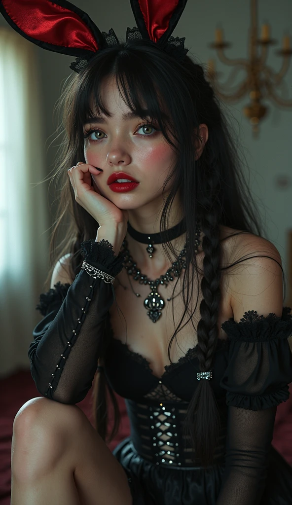 Gothic with heavy and sexier makeup