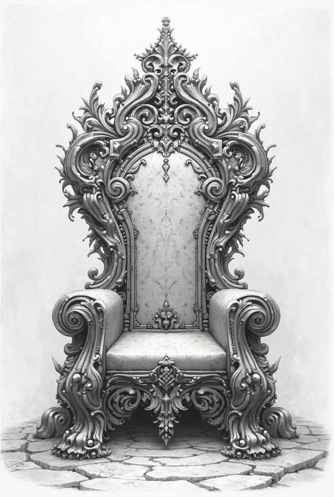 ((Highest quality)),(Ultra-high resolution),(Super detailed),(Detailed Description),((The best CG)),(masterpiece),Highly detailed art,(Art with precise detail:1.5), (Hellish:1.6), jailer:1.4, Detailed carving:1.3, Luxury stone chair:1.3
