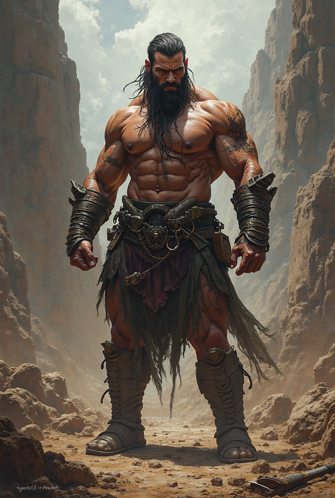 Man warrior furiah,