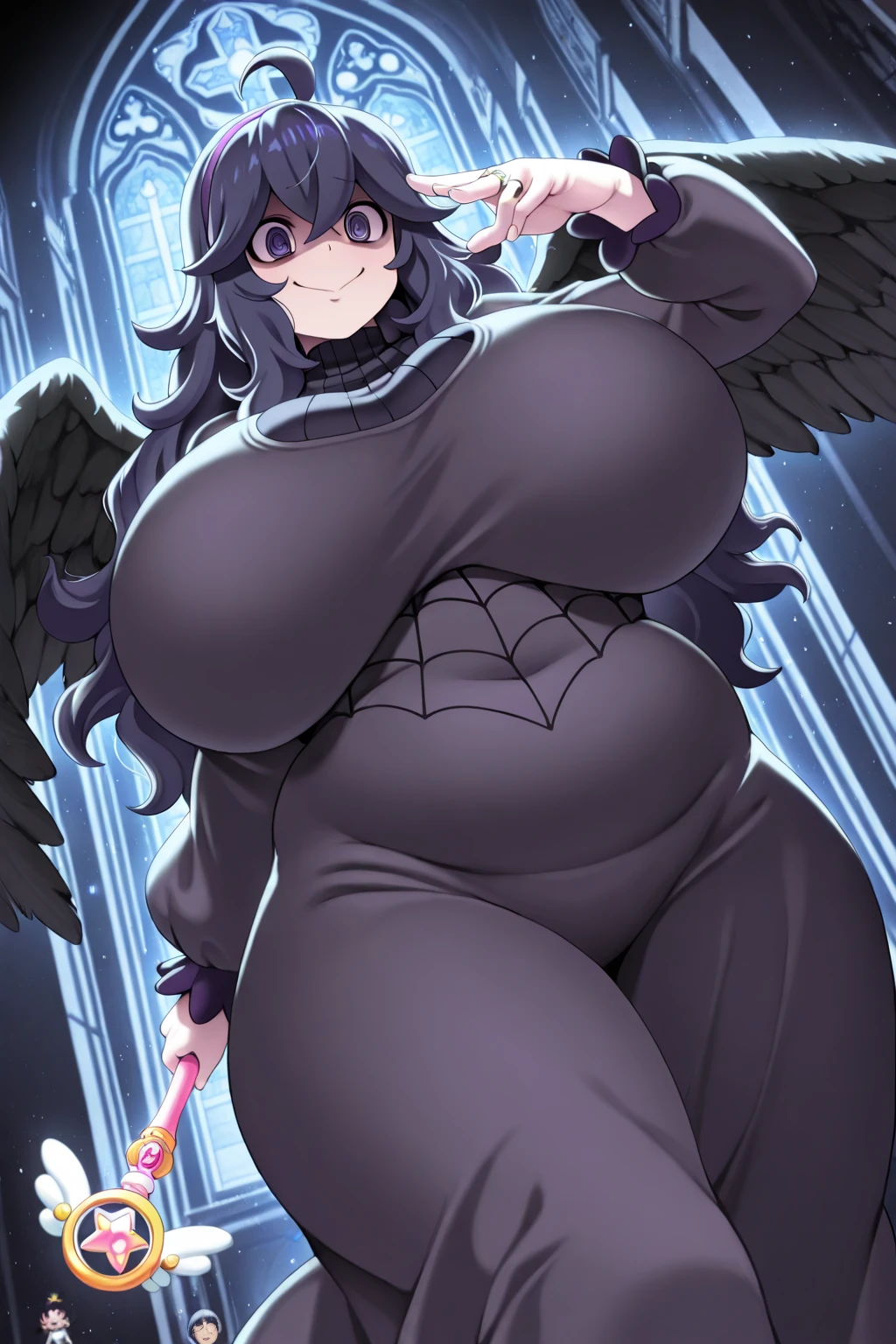 (best quality). (Ultra Detalhado). (1girl), Olhando para o Viewer. (Antecedentes detalhados). Morrigan Aensland. (high saturation), seios grandes, droopy breasts, sexy lingerie, full body, long legs, (((gigantic breasts))), NSFW, NUDE