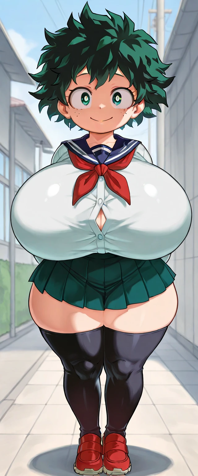 1girl, school girl, school uniform, :d, excited, , aroused, ahegao, bursting breasts, gigantic breasts, BEReaction, Breast expansion, puffy lips, bimbo lips, painted lips, thick lips, big lips, wide hips, thick thighs, , huge ass, giant ass, massive ass. enormous ass, hyper ass, craving lust face , enormous huge natural breasts, enormous breasts, huge breasts. breasts bigger than head, breasts bigger than torso, hyper breasts, massive hourglass figure, heavy weight, fat, big belly, cleavage, mature, short skirt, soaking wet, comforting me, nsfw, ahegao, begging towards you, detailed,