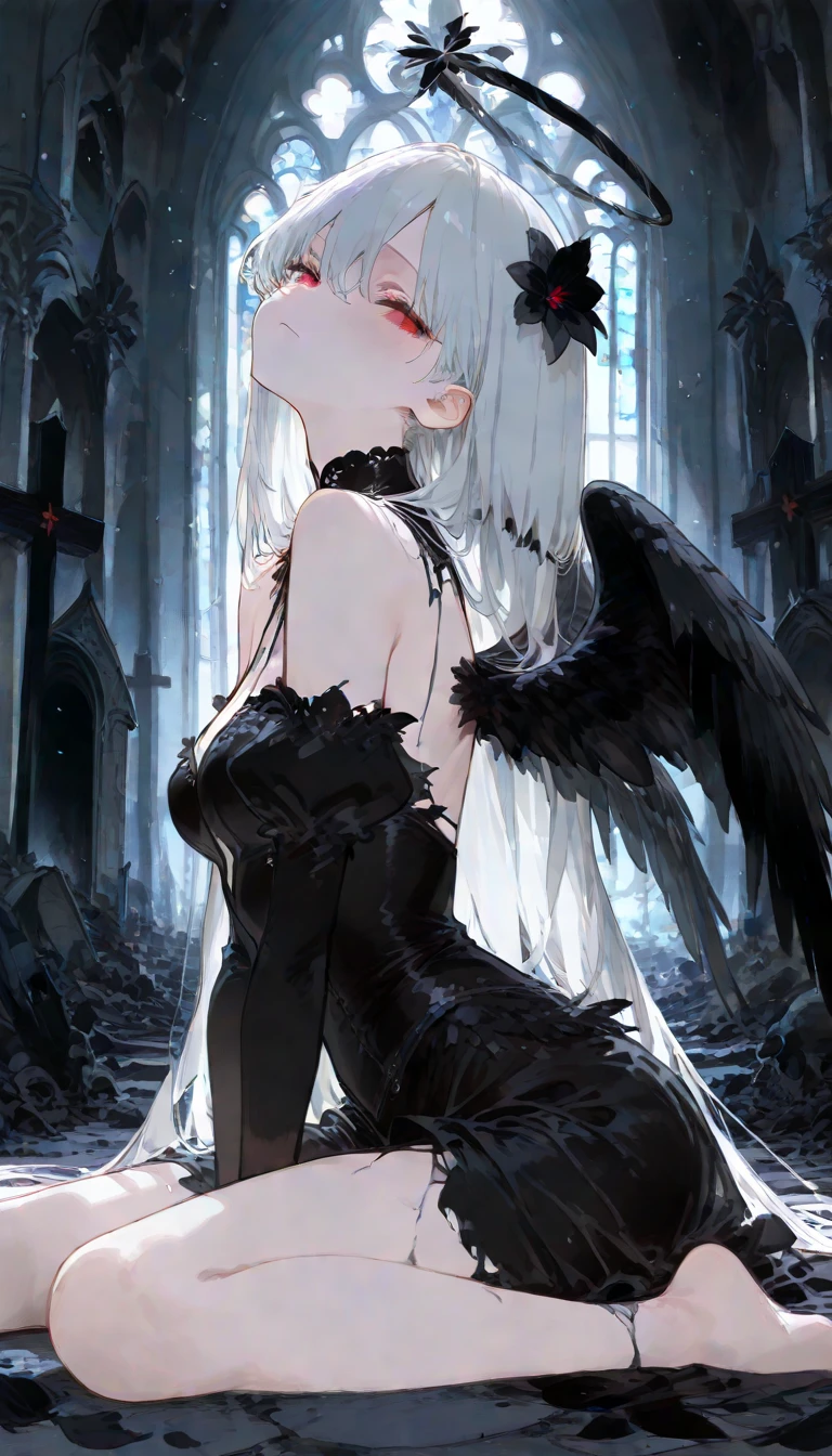  masterpiece, (textured skin), best quality, gorgeous beautiful girl, (a female goddess of death),,detailed clothes,large breasts,narrow waist,, (beautiful face), cinematic lighting, (fantasy anime art ),