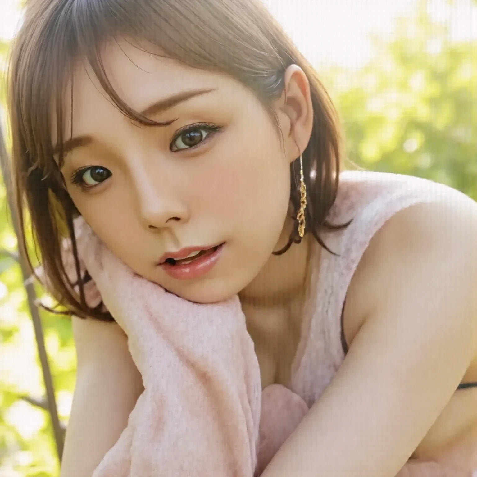 (8k, Best Quality, Masterpiece: 1.2), young girl、masterpiece、onsen、(nude:2.1)、pubic hair、photo realistic、realistic、full body