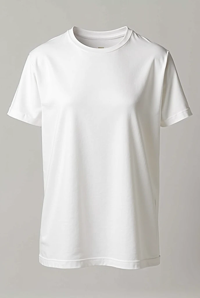 White round necked long sleeve T-shirt in store HD
