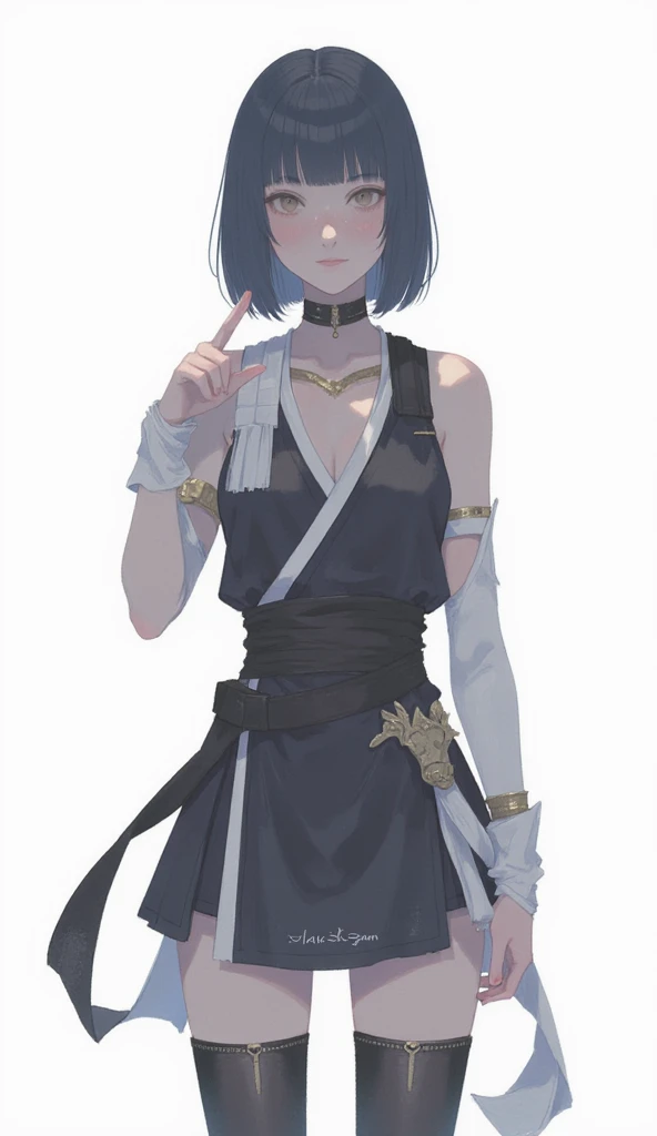 soifon,japanese clothes, sideboob, hip vent, detached sleeves, bare shoulders,(flat chest),slender,masterpiece,Noise Reduction,perfect anatomy,high resolution, ultra-detailed,game cg,dutch angle ,beautiful detailed eyes,visualart,five fingers, perfect hands, perfect lighting,