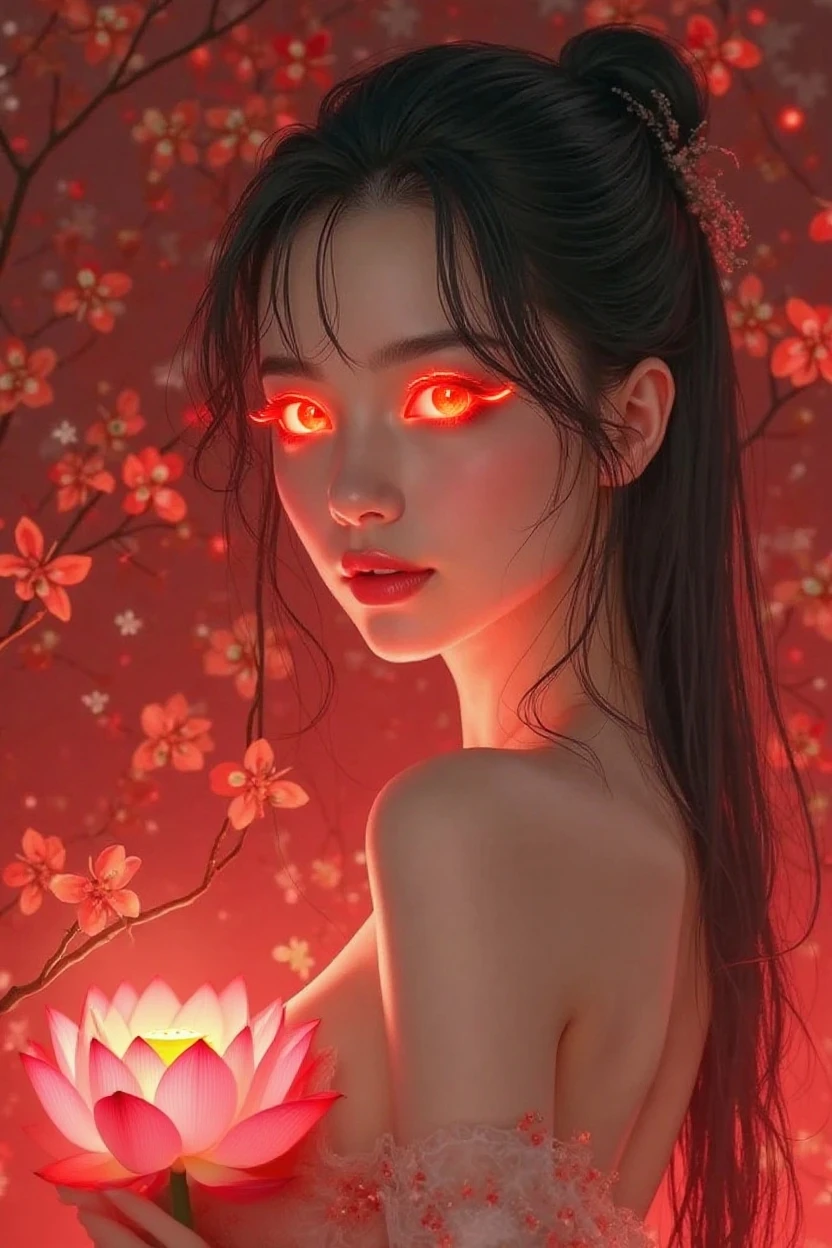 (masterpiece, best quality), alluring, sexual, japanese woman, solo, masterpiece, artstation, dynamic, charming, magical, unreal engine, fantastically beautiful, illustration, dramatic lighting, rave background, neon glow, maximalist, ahri, nsfw, huge breasts, style of Oskar Kokoschka:1.2),(abstract expressionism art:1.2),girl,plants,love,rose for eyes,bright color theme,colorful,visually stunning,beautiful,gorgeous,emotional,intricate,perferct shading