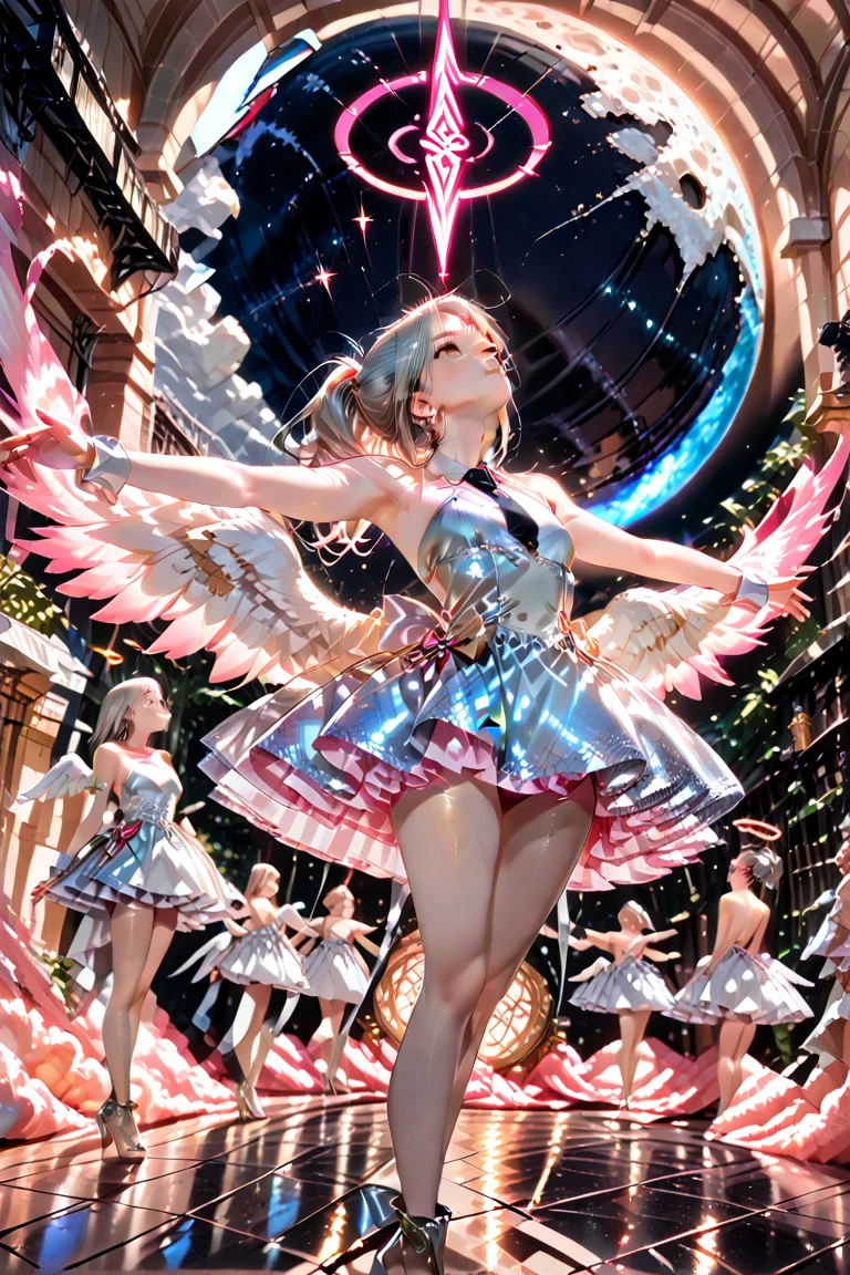 BloodRed, White in Pearly RainbowColors,ExtremelyDetailed(ProfessionalPhoto of Girl Floating in the Sky:1.37)ZoomLayer{Stunning|Mystic|GodRays|Haze}, 57th floor infinity pool in the urban forest. (Masterpiece 8K TopQuality:1.2)(ExtremelyDetailed NOGIZAKA face:1.37) ElaboratePupil with (SparklingHighlights:1.28) DoubleEyelids with Voluminous LongEyelashes PUNIPUNI RosyCheeks (Joyful Expressions LifeLike Rendering) MotionBlur  BREAK  (Acutance:0.77) PUNIPUNI Radiant Impeccable PearlSkin with Transparency White(Skinny SchoolSwimwear) {(HiddenHand)|((Corrected BabyLike Hand))} Whole Body Proportions and all limbs are Anatomically Accurate, {Carnation|Tulips|(Rose)} [FlowerWreath WrappedBody Full of Flowers Covering girl's body] {((Dazzling RainbowColorHorizon))|ColorfulSky|ColoredClouds|(Starly Particles)}(extra limbs:-1.4)(Not Detailed Face:-1.37)(Not Detailed Hand:-1.28), Drawing infinity pool reference to the rooftop of Marina Bay Sands