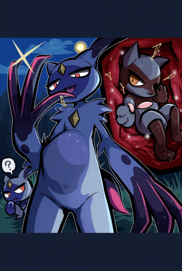 threesome, three individual boys, 3 males, trio, 3 shota boys, three boys, three shota males, three characters, black hair, purple hair, short green hair, side view, from side, fellatio, ballsdeep in mouth, balls deep in mouth, penis deep in mouth, deepthroat, oral sex, blowjob, suck dick, suck penis, threesome, anal sex, anal penetration, a boy crawling on all fours, a boy with closed eyes sitting on a rock, a boy kneeling behind another boy in the water, a boy fucking another boy into the ass from behind, doggy style, immersed in water, 18 years old, shota, shota boy, young boy, cub, ray tracing, bloom, lighting, reflections, high quality, an 18 year old human boy, a boy with green hair, midoriya izuku, two anthro male dragons, detailed dragon scales, detailed dragon scales all over hide, clearly outlined dragon scales all over skin, thick dragon scales. (Libido boy, Shota), three males, anthro male dragon, 1 human with green hair, 1 purple anthro dragon, 1 black anthro dragon, 1 green anthro dragon, (human body), human skin, (purple body), purple dragon scales, (black body), black dragon scales, (green body), green dragon scales, gay, erect penis hanging in the air, forest, river, bushes, dark, night, no lights, fairy lights, darkness, fireflies, blushing, drooling, moaning, shout, shouting, wild expression, ecstatic facial expressions, cum, cum in mouth, anthro dragon boy with a large dragon tail, human without animal characteristics, regular human