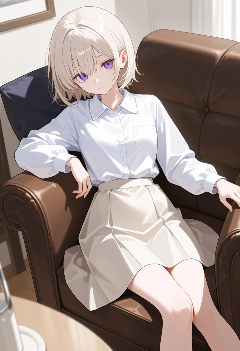 top-quality、Full limbs、complete fingers、Slender beauty、straight haired、Bery short hair、knee high、Does not blush cheeks、