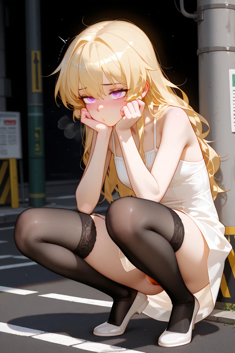 NSFW, 1girl, sozinho, Weat:1.1), master part, best quality, Altas, anatomia perfeita, 8k, Sem censura, perfeito, Uniforme escolar, minissaia, , Mangas, saia plissada, (irritado:1.25), (Shy:1.1), boca fechada, (surpreso:1.1), (cabelos pretos:1.1), cabelos muito longos, olhos vermelhos, barefoot, messy hair, sentado, Sala de estar, janela, sofa, sofa, vapor, corpo fumegante, sala de vapor, (Cumdrip:1.4), peitos grandes