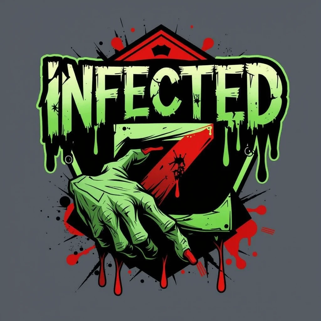 Create a logo for a clothing brand called BIOHazard Clothing in a streetwear style
