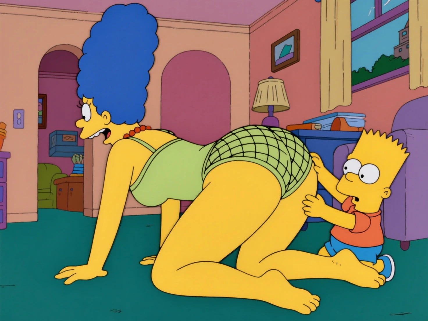 upskirt, duo focus, equestria girls, blushing, sunset shimmer, bra, underwear, grin, evil smile, erection, smiling, butt, clothes, maid, black panties, underwear, sunbutt, show accurate, vector, male pov, tenting, crotch big bulge, big erection in pants, offscreen male character