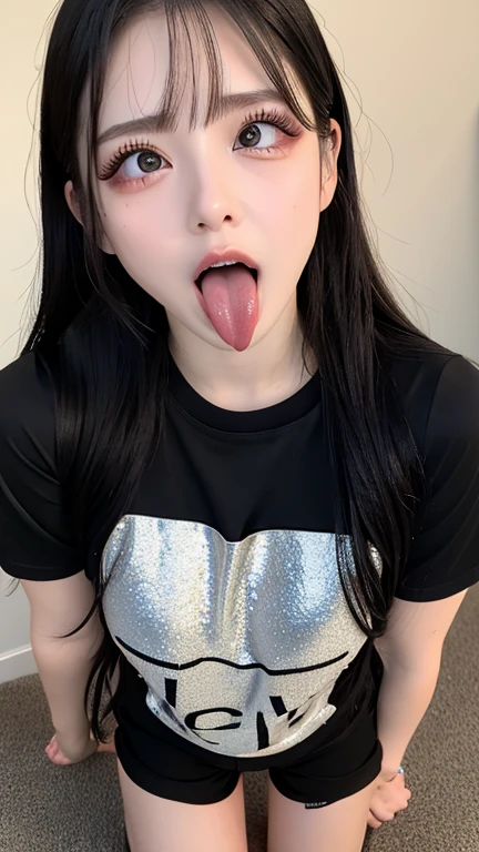 naked araffe girl with glasses taking a selfie, cruel korean goth girl, 1 Hot 18 Year Old Goth Anime Girl, 1 hot 18 year old goth girl, goth girl aesthetic, gothic aesthetic, hyper - goth, physicist : a menor barriga de todos os tempos, a menor barriga de todos os tempos, she is naked